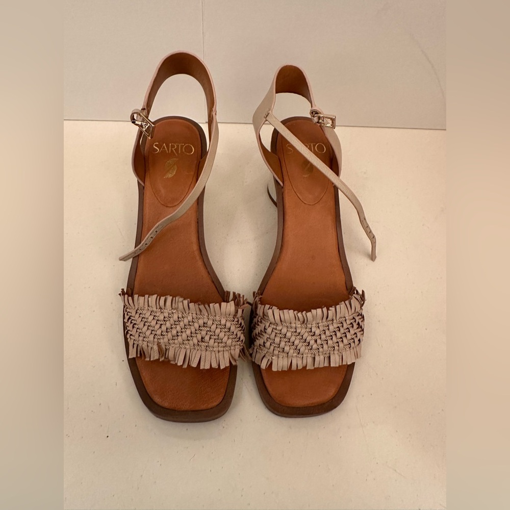 Anthropologie Franco Sarto size 9 Razia boho heel sandal New